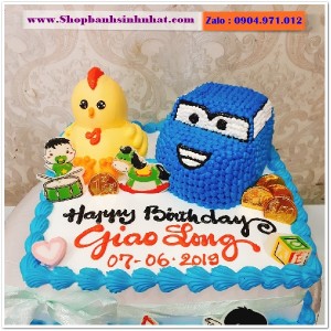 Bánh Sinh Nhật Xe Hơi - K34